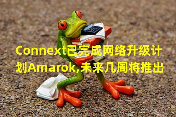 Connext已完成网络升级计划Amarok,未来几周将推出Beta版本