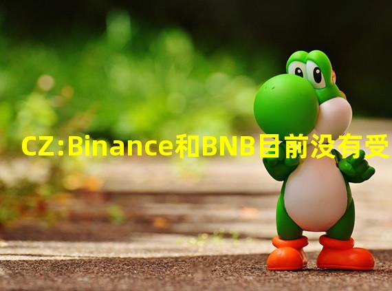 CZ:Binance和BNB目前没有受FTX影响