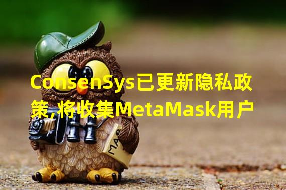 ConsenSys已更新隐私政策,将收集MetaMask用户交易时的IP地址和ETH地址