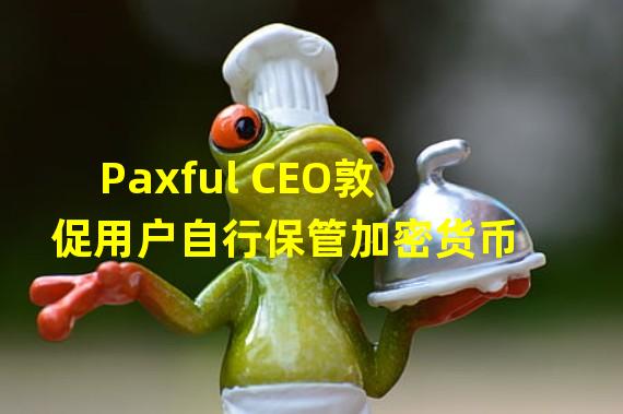 Paxful CEO敦促用户自行保管加密货币