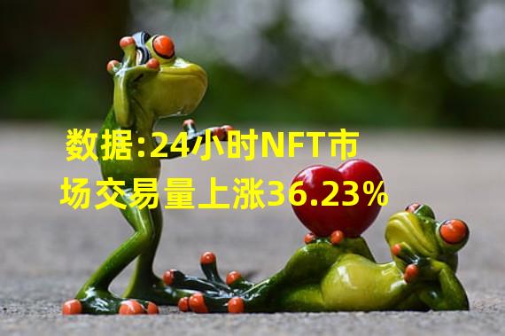 数据:24小时NFT市场交易量上涨36.23%