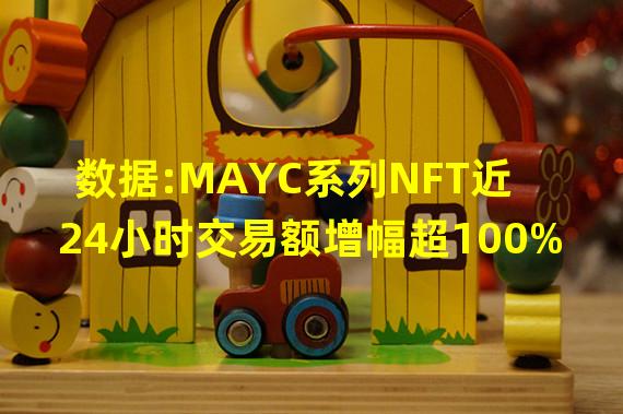 数据:MAYC系列NFT近24小时交易额增幅超100%