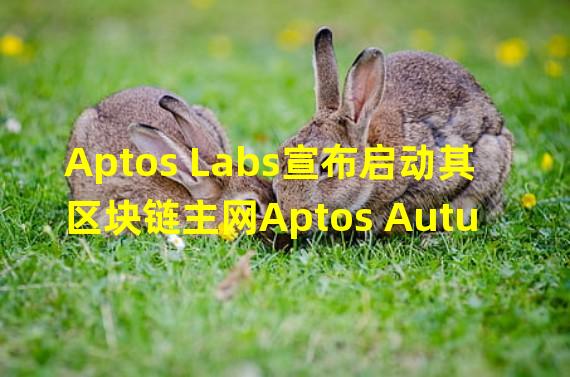 Aptos Labs宣布启动其区块链主网Aptos Autumn