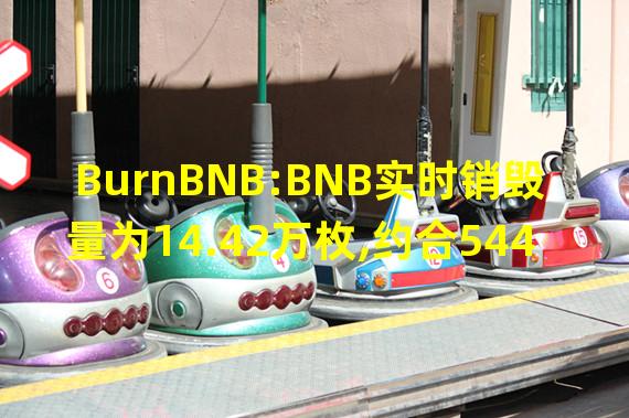 BurnBNB:BNB实时销毁量为14.42万枚,约合5447.97万美元