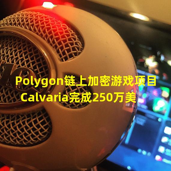 Polygon链上加密游戏项目Calvaria完成250万美元预售轮融资