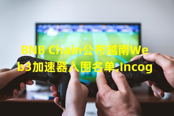 BNB Chain公布越南Web3加速器入围名单,Incognito等10个项目入围