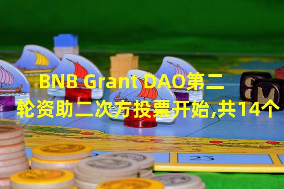 BNB Grant DAO第二轮资助二次方投票开始,共14个项目进入投票