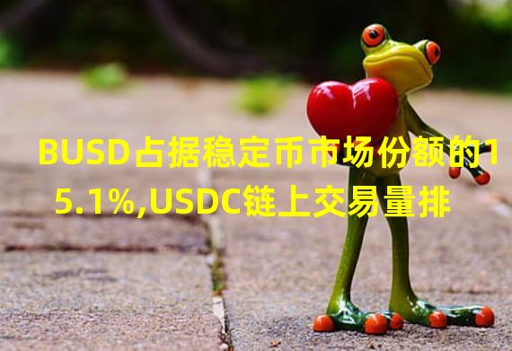 BUSD占据稳定币市场份额的15.1%,USDC链上交易量排名第一