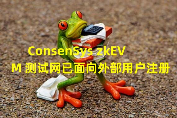 ConsenSys zkEVM 测试网已面向外部用户注册