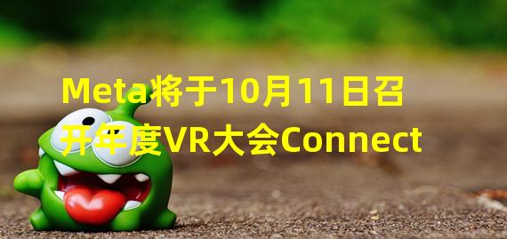 Meta将于10月11日召开年度VR大会Connect