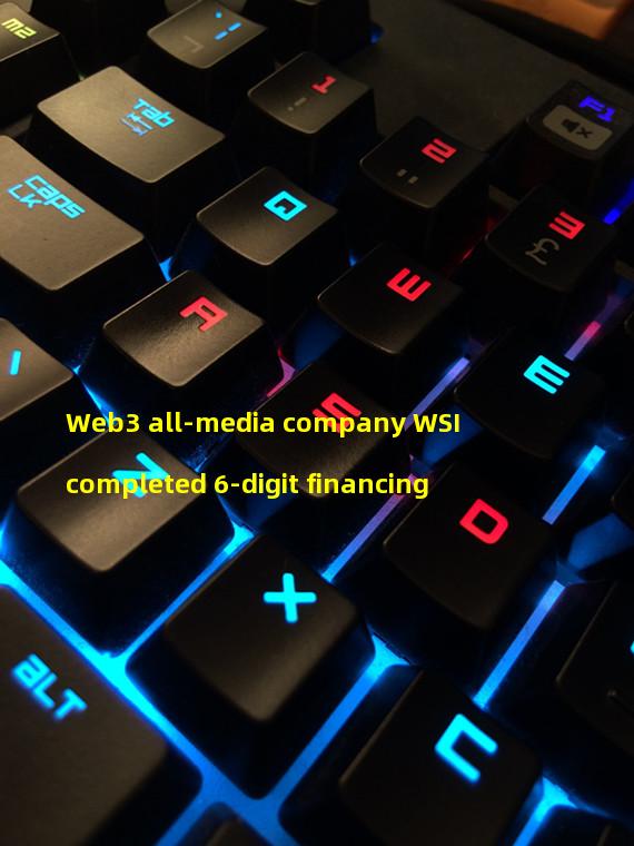 Web3 all-media company WSI completed 6-digit financing