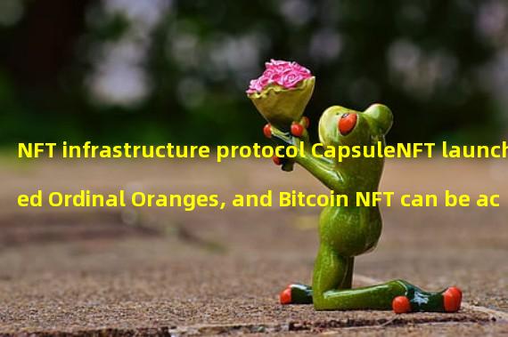NFT infrastructure protocol CapsuleNFT launched Ordinal Oranges, and Bitcoin NFT can be accessed on the main network of Ethereum