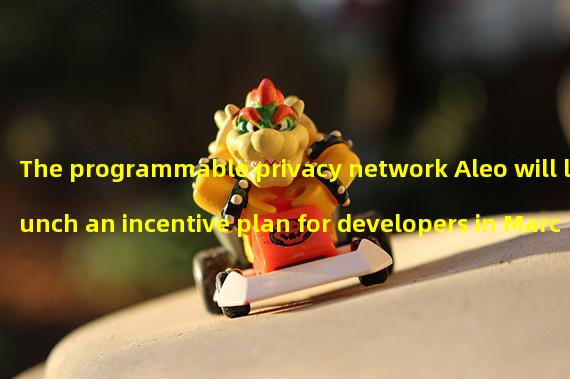 The programmable privacy network Aleo will launch an incentive plan for developers in March