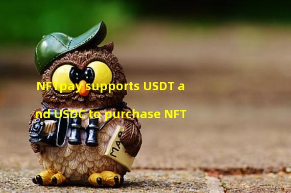 NFTpay supports USDT and USDC to purchase NFT