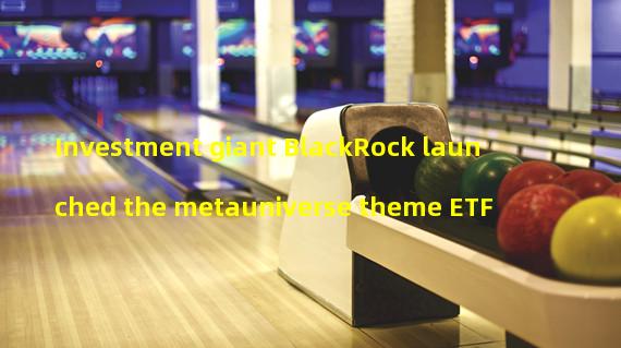 Investment giant BlackRock launched the metauniverse theme ETF