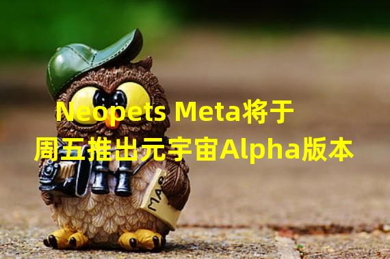 Neopets Meta将于周五推出元宇宙Alpha版本