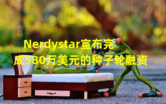 Nerdystar宣布完成580万美元的种子轮融资
