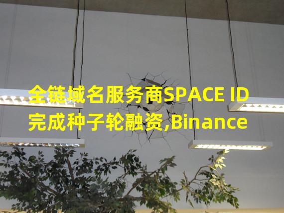 全链域名服务商SPACE ID完成种子轮融资,Binance Labs领投