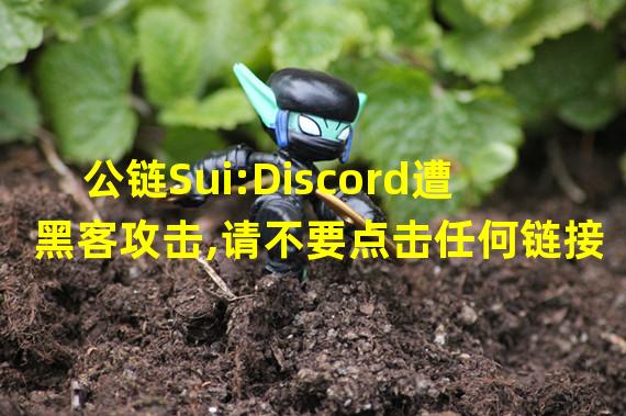 公链Sui:Discord遭黑客攻击,请不要点击任何链接