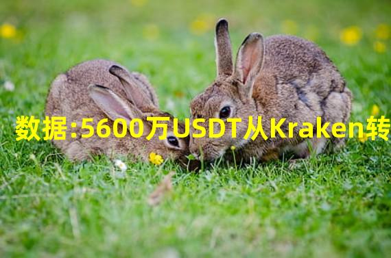 数据:5600万USDT从Kraken转移到Bitfinex
