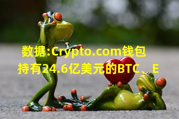 数据:Crypto.com钱包持有24.6亿美元的BTC、ETH、USDT等代币
