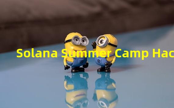 Solana Summer Camp Hackathon 24支参赛队伍入选DoraHacks二次方投票Grant