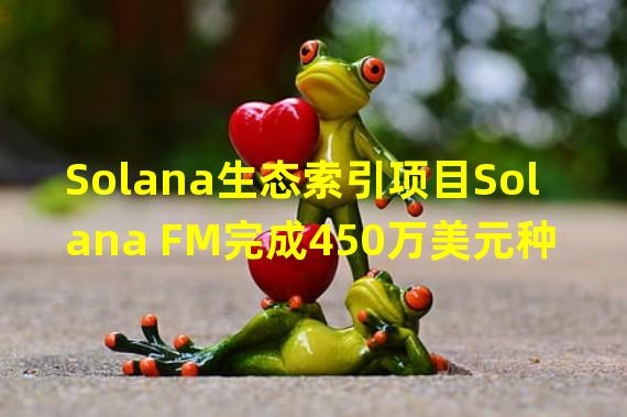 Solana生态索引项目Solana FM完成450万美元种子轮融资,并计划扩展到Aptos