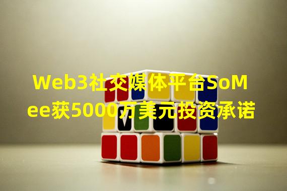 Web3社交媒体平台SoMee获5000万美元投资承诺