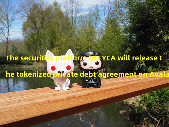 The securities platform DEFYCA will release the tokenized private debt agreement on Avalanche