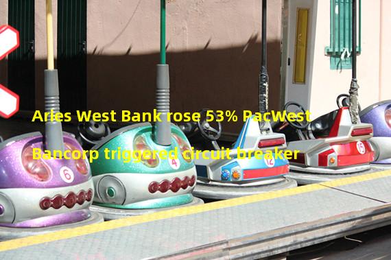Aries West Bank rose 53% PacWest Bancorp triggered circuit breaker