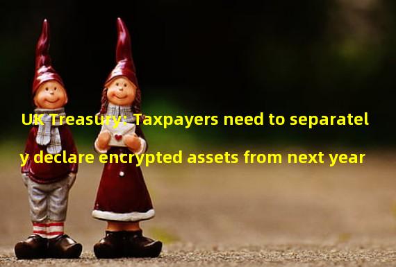 UK Treasury: Taxpayers need to separately declare encrypted assets from next year