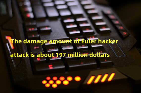 The damage amount of Euler hacker attack is about 197 million dollars