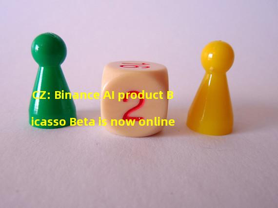 CZ: Binance AI product Bicasso Beta is now online