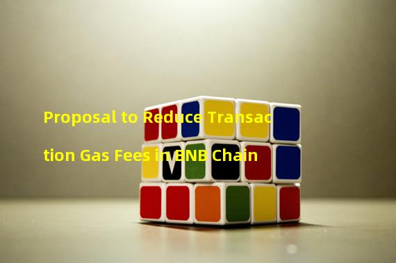 Proposal to Reduce Transaction Gas Fees in BNB Chain
