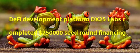 DeFi development platform DX25 Labs completed $750000 seed round financing