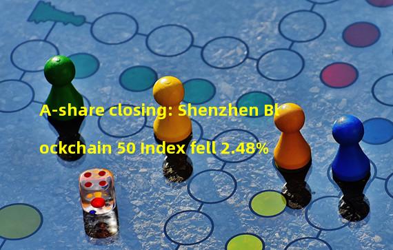 A-share closing: Shenzhen Blockchain 50 Index fell 2.48%