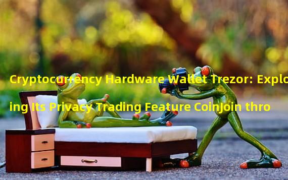 Cryptocurrency Hardware Wallet Trezor: Exploring Its Privacy Trading Feature CoinJoin through Wasabi Wallet