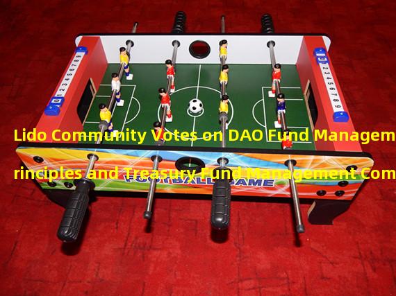 Lido Community Votes on DAO Fund Management Principles and Treasury Fund Management Committee