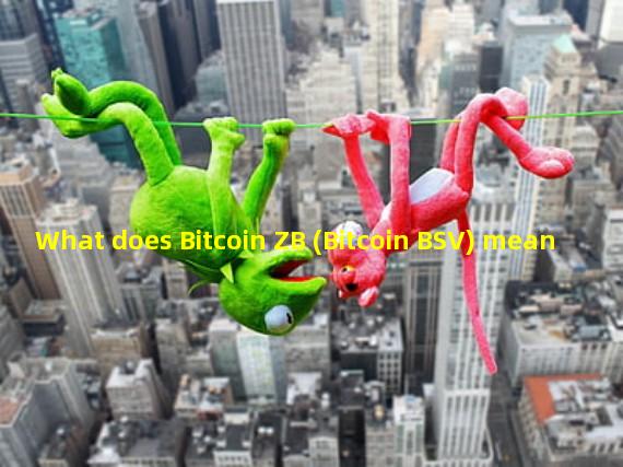 What does Bitcoin ZB (Bitcoin BSV) mean