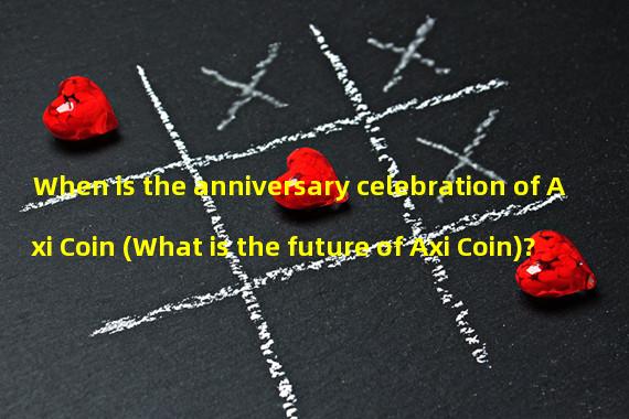 When is the anniversary celebration of Axi Coin (What is the future of Axi Coin)?