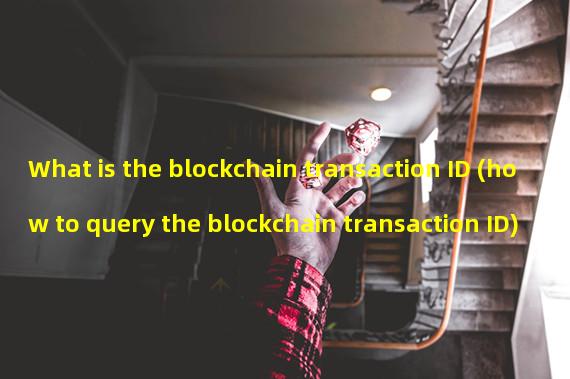 What is the blockchain transaction ID (how to query the blockchain transaction ID)
