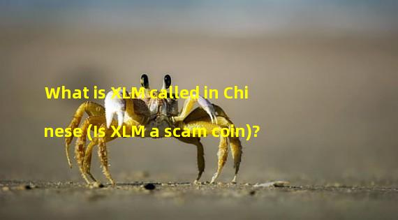 What is XLM called in Chinese (Is XLM a scam coin)?