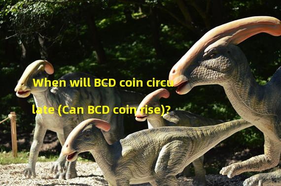 When will BCD coin circulate (Can BCD coin rise)?