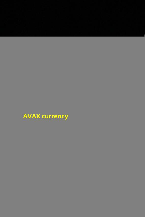AVAX currency