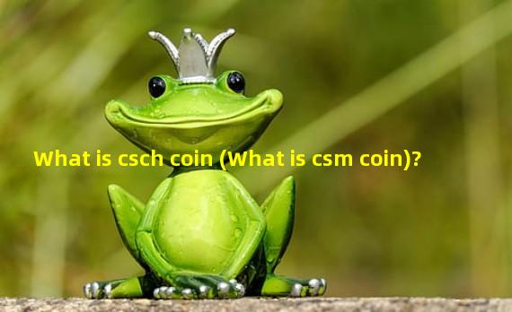 What is csch coin (What is csm coin)?